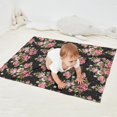 thumbnail image 2 of Pioneer Flower Floral Print Pattern Blanket,Comfortable Soft Flannel Throw Blanket,All Season,Warm Lightweight Blankets for Sofa Bed Couch Living Room Chair,30"x40", 2 of 4