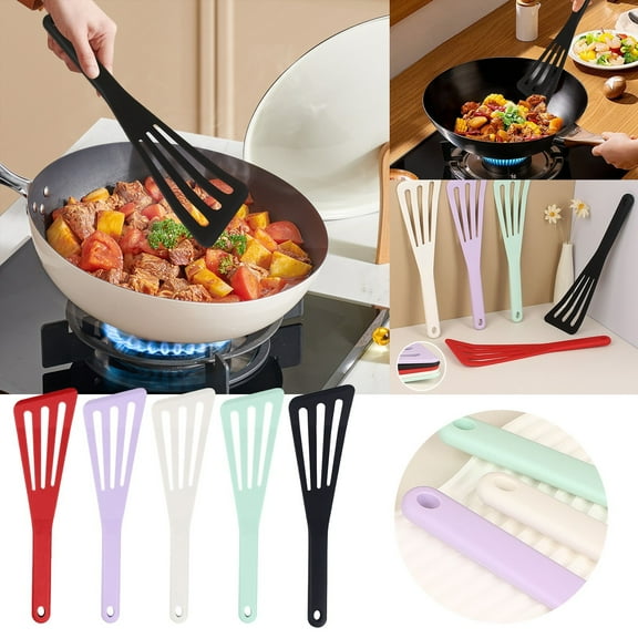 ETHKIA Silicone Leaking Spatula - High Temperature Resistant, Non-Stick, for Frying Fish Steak, Household Kitchen Tool A