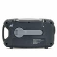 thumbnail image 4 of Kaito KA580 Emergency Radio with Solar Dynamo Crank AM FM NOAA Weather Receiver - Black, 4 of 4