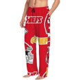 thumbnail image 2 of KC_Chiefss Mens Lovers Pajama Pants Comfy Lounge Print Lounge Pants Drawstring Sleep Bottoms with Pockets XXL, 2 of 5
