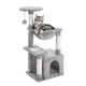 thumbnail image 1 of Torre de condominio Cat Tree Kilodor para gatos pequeños con hamaca, color gris, 1 of 7