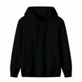 thumbnail image 5 of Matching Couple Hoodies, Heartbeat Love Graphic Black Pullover, Valentine's Day & Anniversary Gifts For Him And Her, 5 of 6