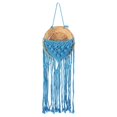 thumbnail image 1 of Woven Flower Basket Tapestry Boho Vintage Hanging Flower Basket Tapestry for Dormitory Bedroom Party Weeding, 1 of 5