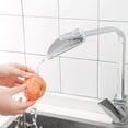 thumbnail image 6 of RUseeN Toddler Faucet Extender for Bathroom Sink, 3Pcs Extension Faucet Cover Bathtub Baby Sink Attachment for Washing Face Hand Washing, Long Extend Water Faucet Extender Toddler Sink, 6 of 7