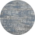 thumbnail image 2 of Addison Rugs Mayfield Premium Machine Washable Transitional Geometric Denim Round Rug, 8' x 8', 2 of 6