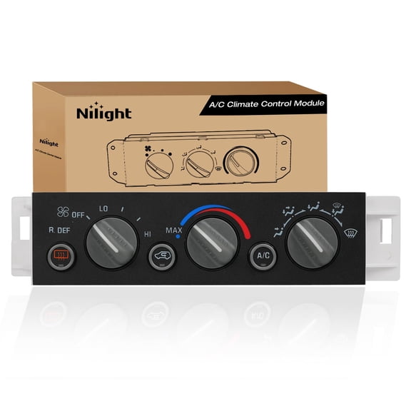 Nilight A/C Heater Climate Control Module Switch Compatible with 1996 1997 1998 1999 2000 Chevy GMC C1500 2500 3500 K1500 Truck Replacement Air Conditioning Panel