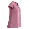 thumbnail image 4 of Blusa George para Mujer, Manga Corta Vino Talla M, 4 of 4