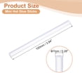 thumbnail image 2 of 24 Pack Mini Hot Glue Sticks, 0.28" Dia x 3.94" Long EVA Glue Gun Sticks, White Clear, 2 of 6