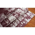 thumbnail image 5 of Ladole Rugs Contemporary Abstract Microfiber Shaggy Area Rug Cream- Rose Pink, 5x8 (5'3" x 7'6", 160cm x 230cm), 5 of 5