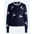 thumbnail image 5 of Free Assembly Women's and Women's Plus Cozy Yarn Cardigan Sweater, Midweight, XS-4X, 5 of 5
