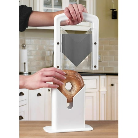 Hoan Dishwasher Safe Bagel Biter Guillotine in White