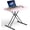 Pink, variant on Folding Table 30 Inch - Small Desk Adjustable Height TV Tray for Laptop, Couch, Camping - Heavy Duty Utility Foldable Table for Small Spaces, No Assembly Required, Granite (Pink)