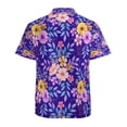 thumbnail image 3 of High Quality Hawaiian Shirts for Men Short Sleeve Aloha Beach Shirt Floral Summer Casual Button Down Shirts Blouses EF8VPS, 3 of 7