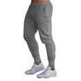thumbnail image 5 of YEAHDOR Mens Mid Waist Jogger Pants Solid Color Fitness Running Sweatpants Trousers Dark Gray S, 5 of 5