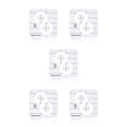thumbnail image 1 of Wosthever Regla de diseño hueco para acolchado de tela transparente, plantillas de posicionamiento para máquina de coser, herramientas de No.08 5Conjunto, 1 of 6