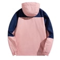 thumbnail image 3 of Dresfit Rain Jacket Mens with Hood Windproof Zip Up Windbreaker Jacket 2026 Summer Long Sleeve Hooded Hiking Outwear Loose Fit Waterproof Raincoat L, 3 of 7