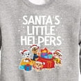 thumbnail image 3 of Paw Patrol - Santas Little Helpers - Toddler And Youth Crewneck Fleece Sweatshirt, 3 of 6