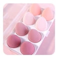thumbnail image 2 of Makeup Sponge, Wet & Dry Makeup Sponge Set, Liquid Beauty Blender, Powder, Cream, Multi-Shape Foundation Makeup Tools Makeup Egg Set with Gift Box, 2 of 5
