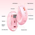 thumbnail image 4 of Teclado y ratón MEETION Wireless USB A/C Rosa, 4 of 7