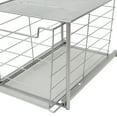 thumbnail image 4 of Mainstays Large Stackable Slide-Out Drawer Organizer, Satin Nickel, 15" x 10 " X 9.3", 4 of 7