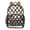 Brown and Cream Checkered, variant on PVC Transparent Backpacks Clear Backpack for Travel and Outings Unicorns Riding in Cars