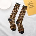 thumbnail image 4 of Daiia Sports Socks Burger Fries Printed Novelty Crew Socks for Men Women Knee High Socks Cotton Socks Soft & Breathable Support Unisex Socks, 4 of 9