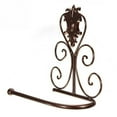 thumbnail image 1 of Bathroom Metal Paper Roll Holder Wall Tissue Rack Toilet Storage Shelf Decor, 1 of 6