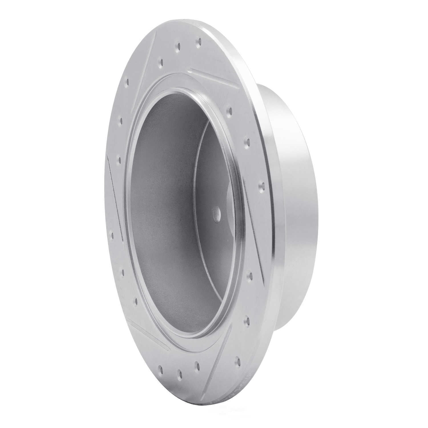 Dynamic Friction Company 631-13025R DFC Brake Rotor - Drilled And Slotted - Silver