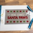 thumbnail image 4 of Pavilion Gift Company - Santa Paws - 27.5" x 17.75" Floor Mat, 4 of 7