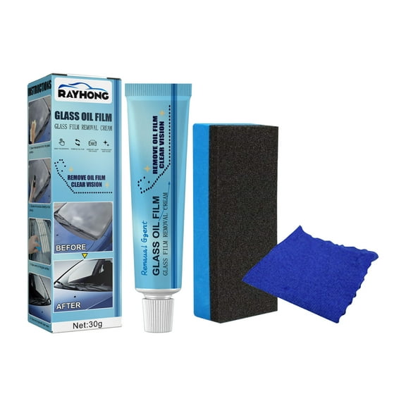 JeashCHAT Glass Oil Film Remover Car Front Windshield Window Decontamination Rainproof