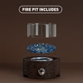 thumbnail image 5 of COSIEST 12" Brown Tabletop Fire Pit, 40,000 BTU Outdoor Propane Fireplace w Magnesium Oxide Round Base, 5 of 7