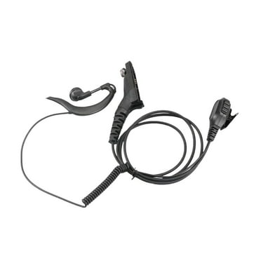 yEjiNG Curve Ear Hook Earpiece Mic Headset Earphone Fit For Motorola Radio XIR P8268 P8260 P8200 APX6000 APX2000 APX7000 XPR6300 MTP6550