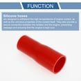 thumbnail image 4 of Unique Bargains 1 Pcs 38mm/1.5"-45mm/1.77" ID 127mm/5" Length 0 Degree Red Car Silicone Hose Coolant Hose Universal, 4 of 7