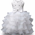 thumbnail image 1 of AAMILIFE Robe de Princesse en Dentelle pour Filles Vêtements de Mariage Soirée Robe en Tulle pour Enfants, 1 of 2