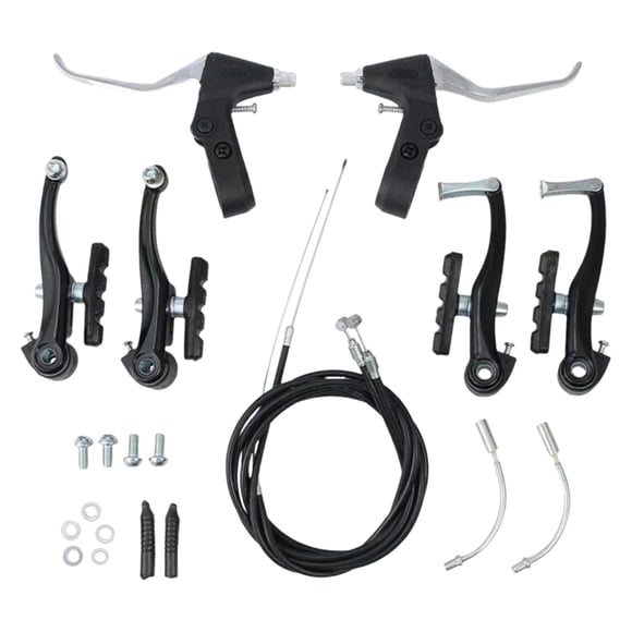 Juego de frenos de bicicleta Cables y externos de freno de bicicleta Pinzas de palanca de frenos para la mayoría de las bicicletas