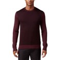 thumbnail image 1 of Michael Kors Mens Colorblocked Herringbone Pullover Sweater, Púrpura, Mediano, 1 of 1