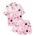 thumbnail image 5 of Lounge Sets for Women – Trendy 2 Piece Relaxing Days Travel Moments Comfortable Pajama For Halloween Stylish Round Neck Design With Decorative Pattern Fall And Winter Seasons Versatile Casual Wear, 5 of 7
