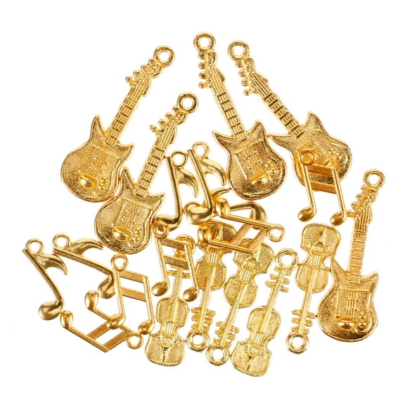 WSTEER 1 Set Music Note Guitar Pendant Music Pendants Necklaces Charms Jewelry Gift Necklace Pendants
