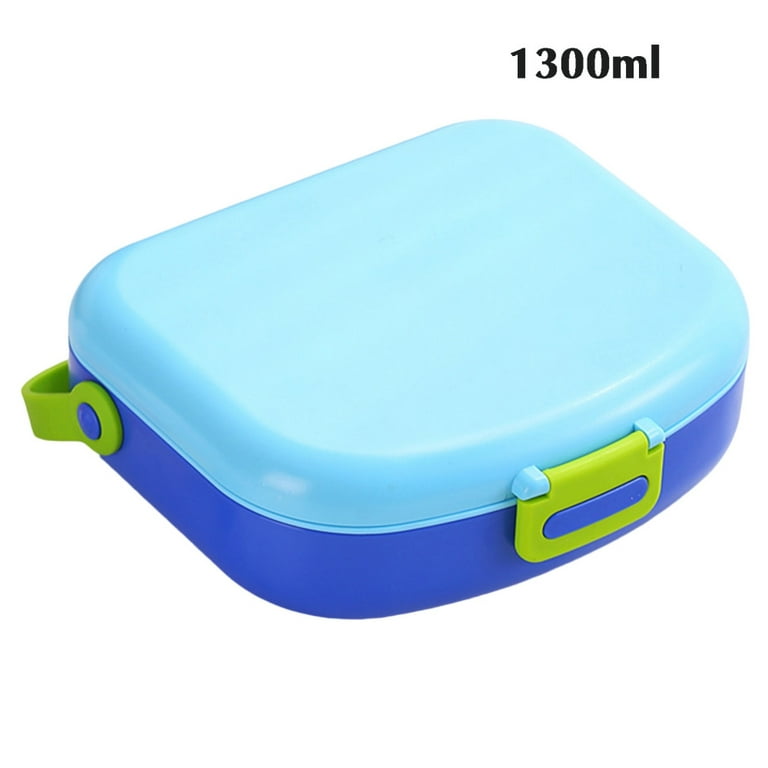 Square Condiment Sauce Containers Large Dip Container Microwavable Lunch  Box for Outdoor Camping Picnic BBQ - Blue