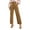 CARAMEL, variant on SWQZVT Womens Corduroy Pants Elastic Waist Straight Leg Pants with Pockets Fall Keep Warm Comfy Solid Casual Trousers XL