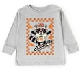 thumbnail image 2 of Happy Fall Racoon Skater - Toddler Long Sleeve Graphic Tee and Youth Long Sleeve Graphic T-Shirt, 2 of 13