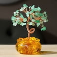 thumbnail image 3 of Yvsxxv 1 Green Citrine Money Tree Figurines & Knick-Knacks Crystal Tree Desktop Decor for Home Office Room, 3 of 7