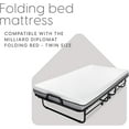 Milliard 5 in. Deluxe Memory Foam Mattress Twin, DualSided for Bunk Bed, Daybed, Trundle or