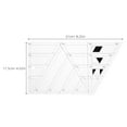thumbnail image 2 of OFFIGAM Clear Acrylic Trapezoid Ruler for Sewing, Quilting, and Crafting, Precise and Measuring Tool, 2 of 8