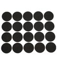 thumbnail image 2 of 200pcs Round Felt Pads 2cm Diameter Floor Protector Pad for Table Chair Furniture (Black), 2 of 3