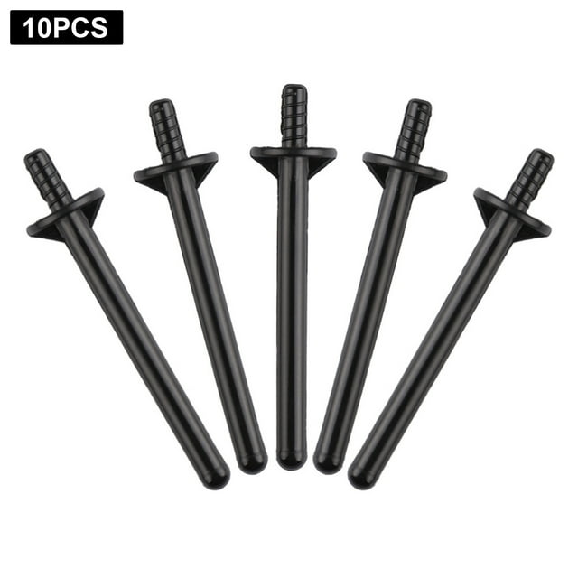 Graflsoa Black PP Waxing Sticks for Nose Hair Removal, 10-Piece Set, Wax Bean Applicators, Beauty Accessory Tool Kit