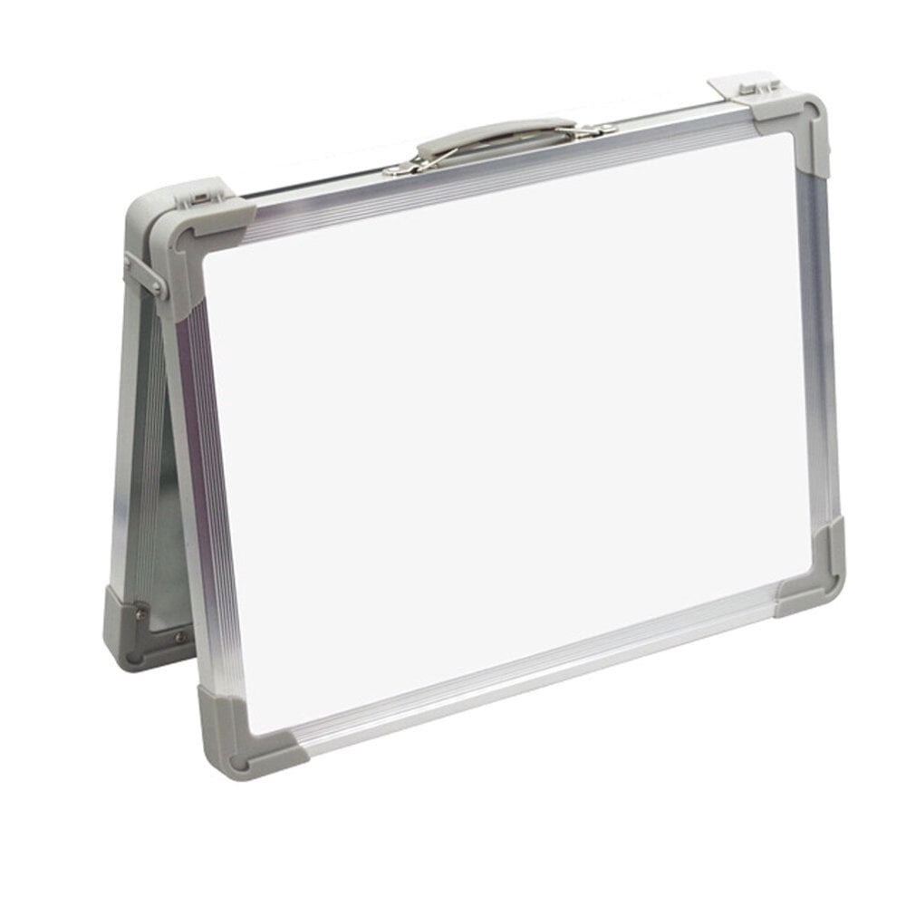 HLONK Magnetic White Board Magnetic Portable White Board Double-sided Desktop Foldable Whiteboard Easel(15.75X11.81X7.87Inch)