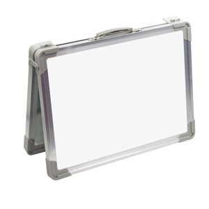HLONK Magnetic White Board Magnetic Portable White Board Double-sided Desktop Foldable Whiteboard Easel(15.75X11.81X7.87Inch)