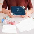 thumbnail image 2 of Koyal Wholesale Wedding Day Gift Cards Set with Envelopes Set of 12, Navy Blue White Florals, 2 of 5