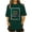 #0482-Green, variant on Pounoo Custom T Shirt for Women Personalized Short Sleeve Shirts with Image Design Your Own Shirts Cuntomized Tee Front and Back Print Gift